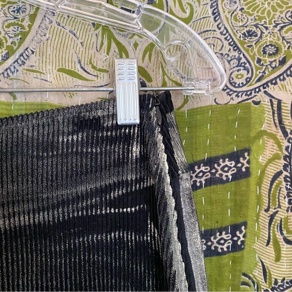 Rare Y2K Isabel de Pedro Black Distressed Trees Print Top/ Skirt Set Size 6/8 - Picture 11 of 16